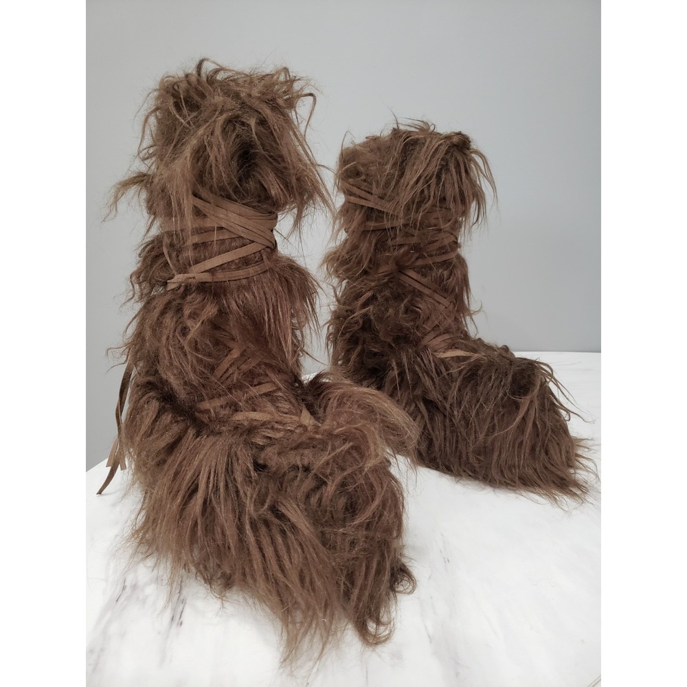 NEW SIZE 5 Dolls‎ Kill Warp Faux Fur Furry Monster Boots rave festival cosplay
